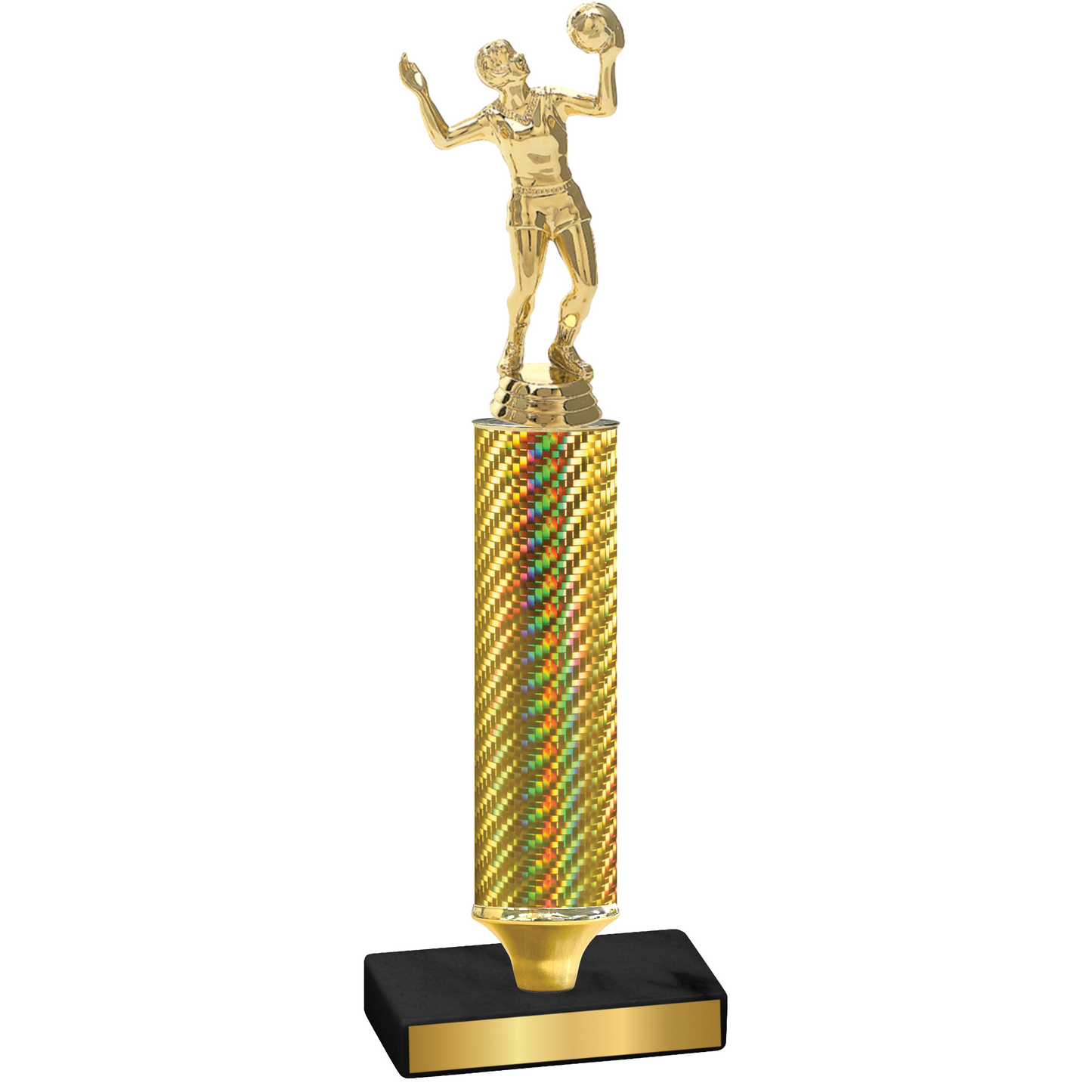 Value Gold Carbon Fiber Volleyball Trophy