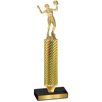 Value Gold Carbon Fiber Volleyball Trophy