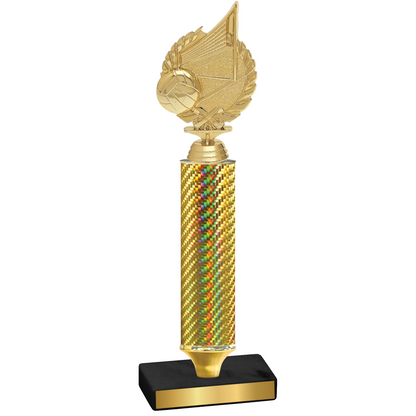 Value Gold Carbon Fiber Volleyball Trophy