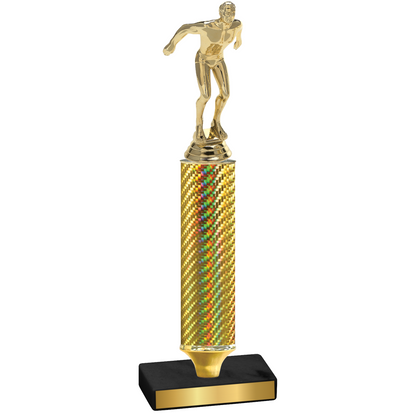 Value Gold Carbon Fiber Swimming Trophy