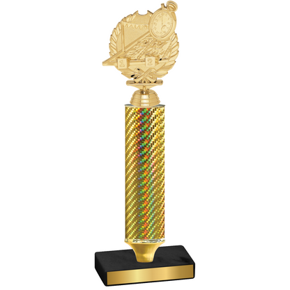 Value Gold Carbon Fiber Swimming Trophy