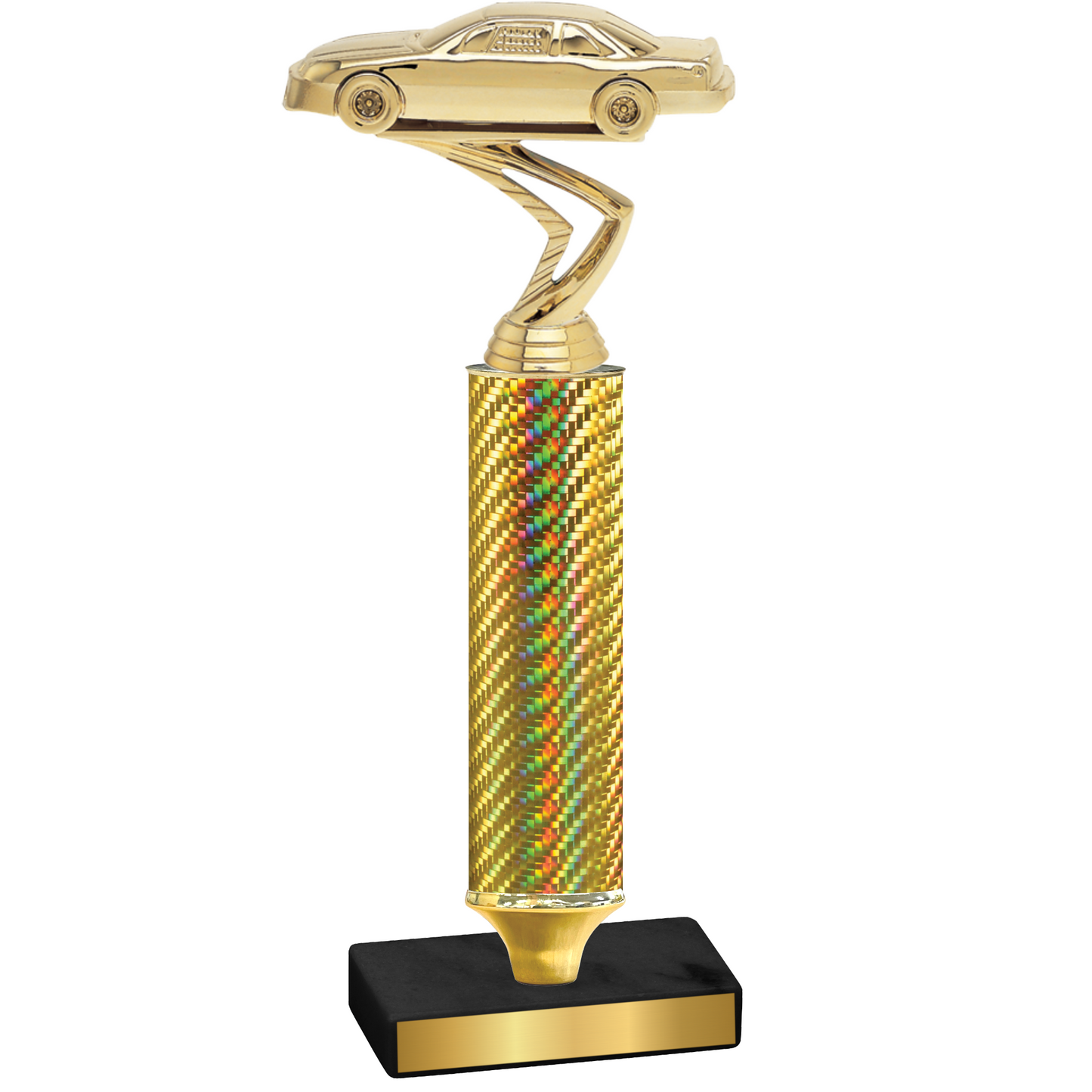 Value Gold Carbon Fiber Cars Trophy