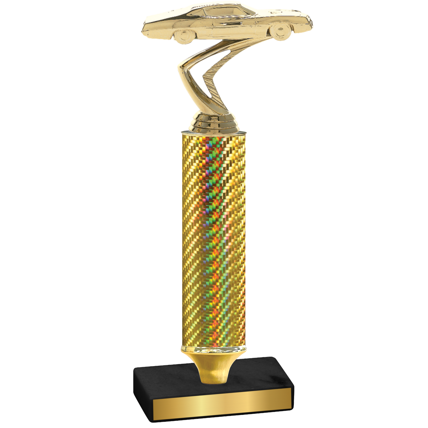 Value Gold Carbon Fiber Cars Trophy