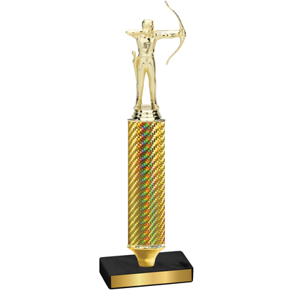 Value Gold Carbon Fiber Archery Trophy