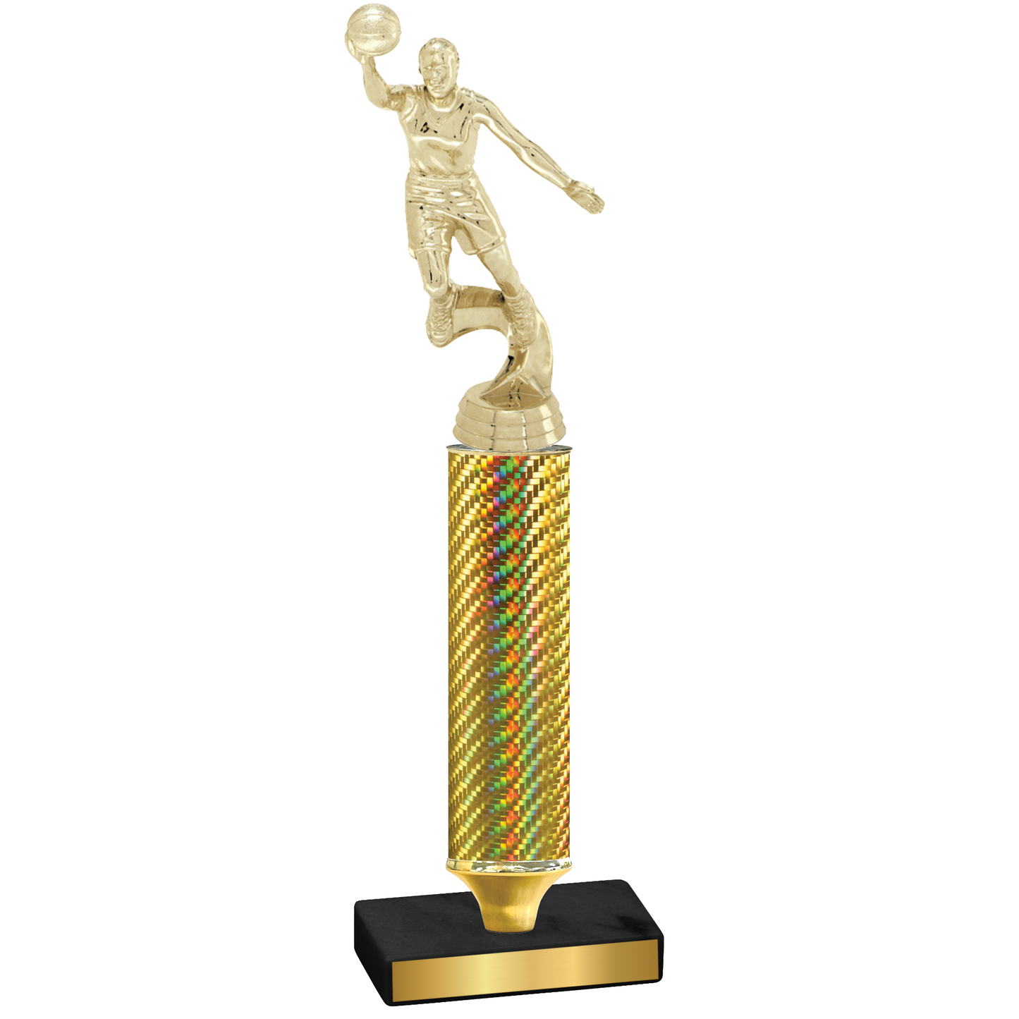 Value Gold Carbon Fiber Basketball Trophy