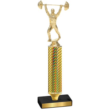 Value Gold Carbon Fiber Weights Trophy