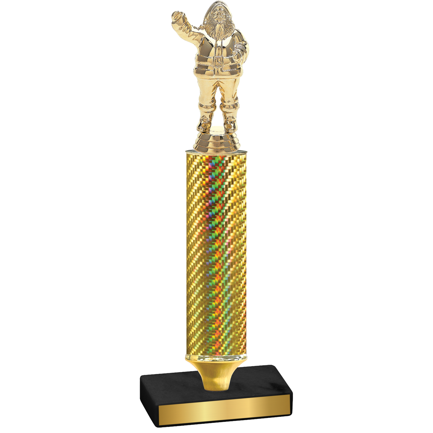 Value Gold Carbon Fiber Holiday Trophy