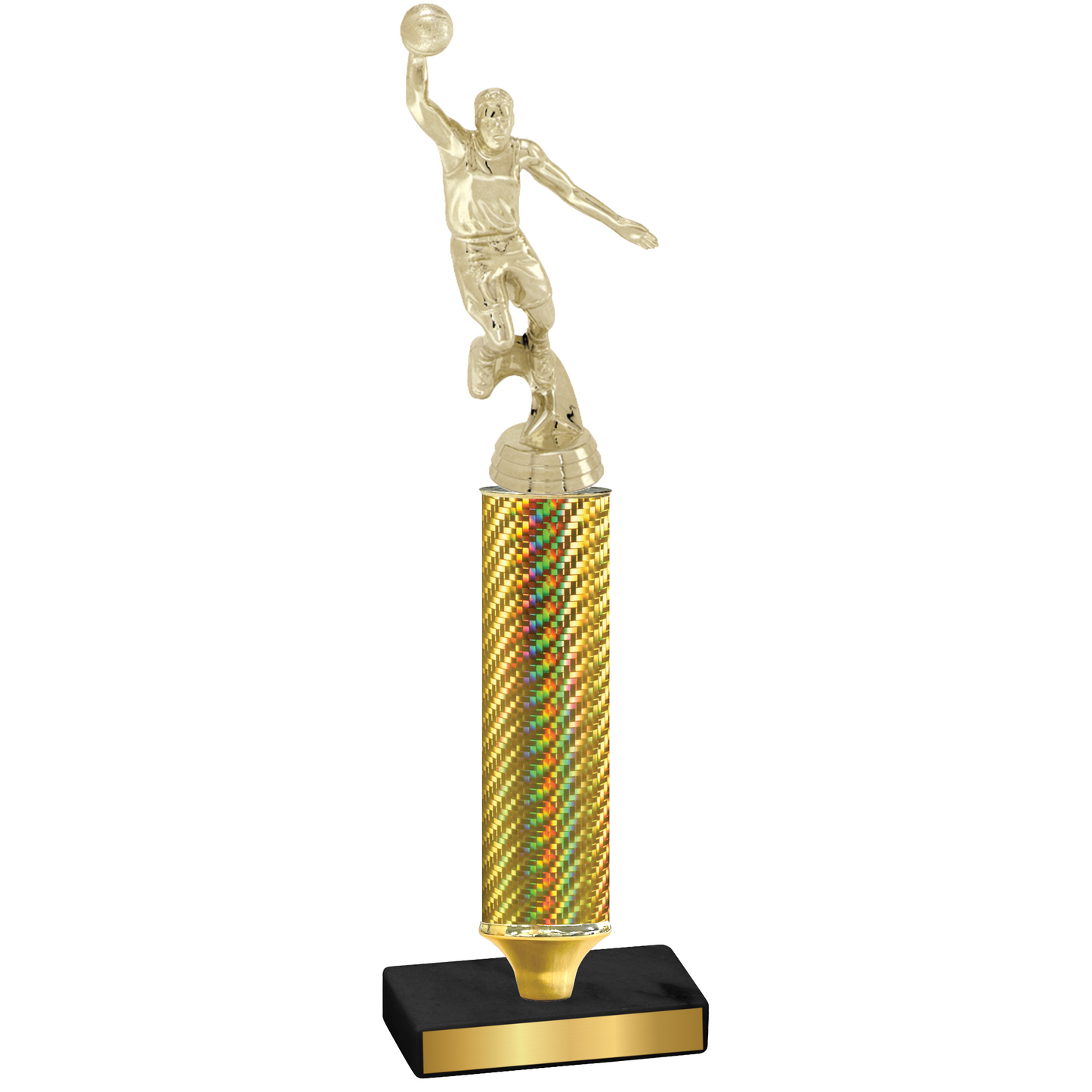 Value Gold Carbon Fiber Basketball Trophy