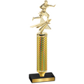 Value Gold Carbon Fiber Flag Football Trophy
