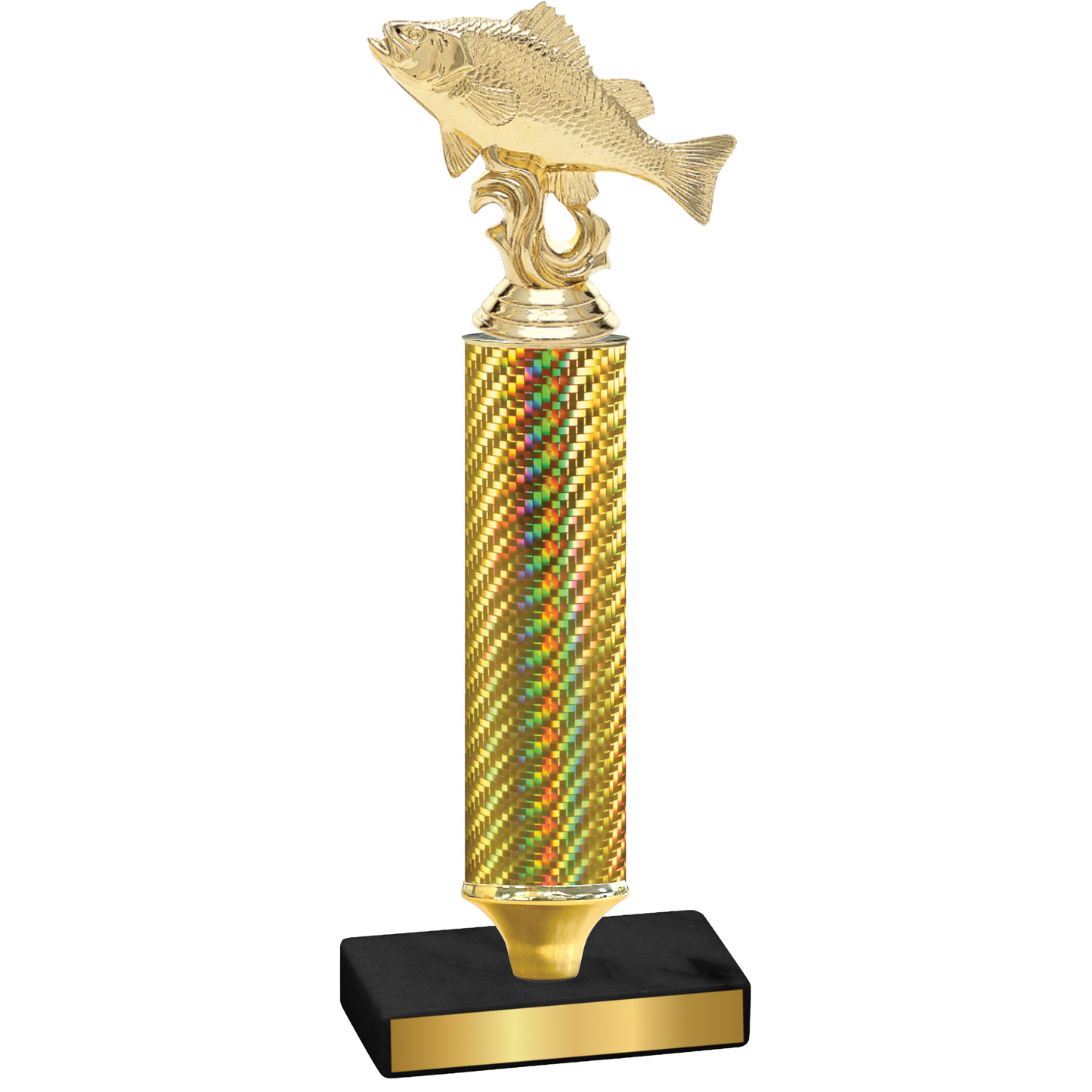 Value Gold Carbon Fiber Fishing Trophy