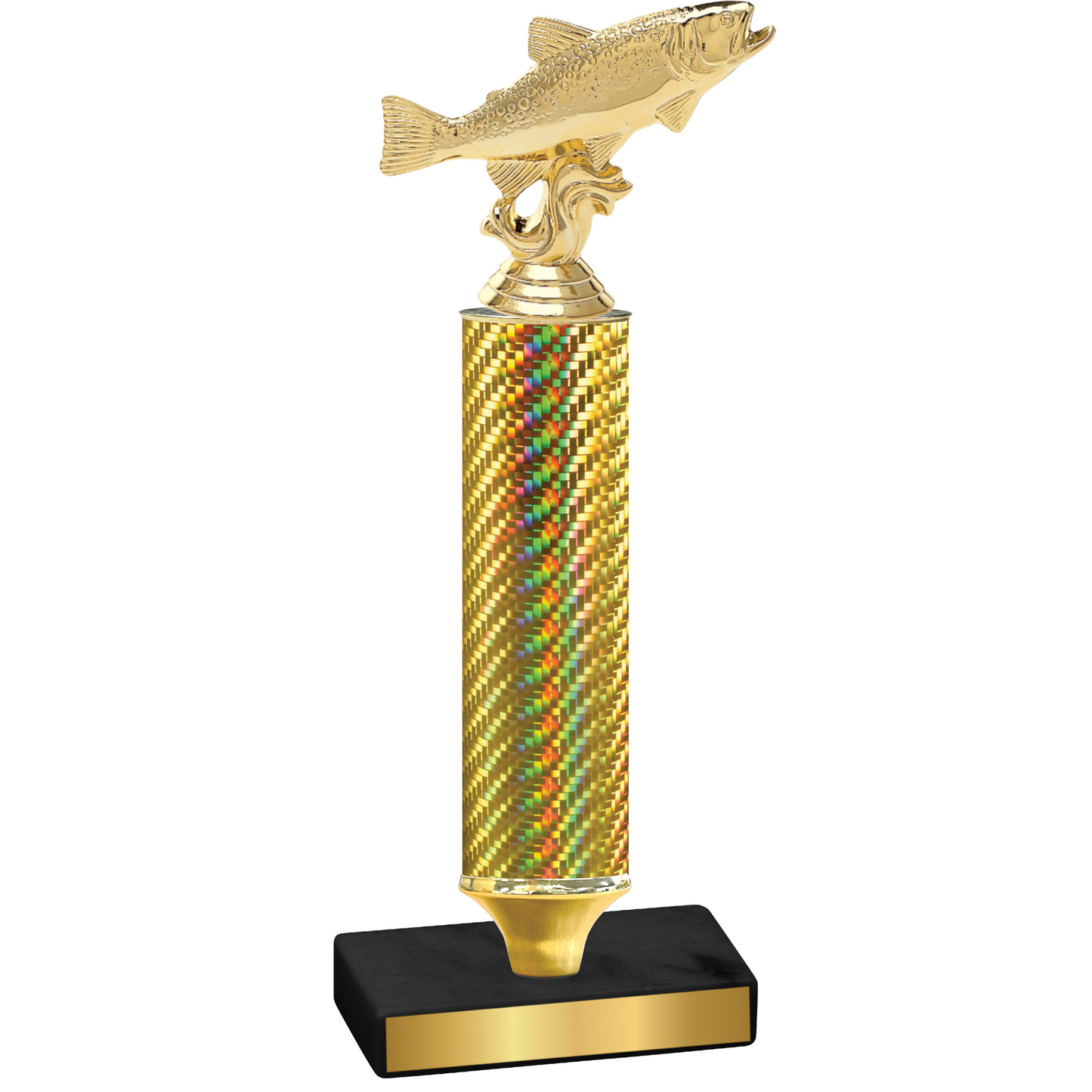 Value Gold Carbon Fiber Fishing Trophy