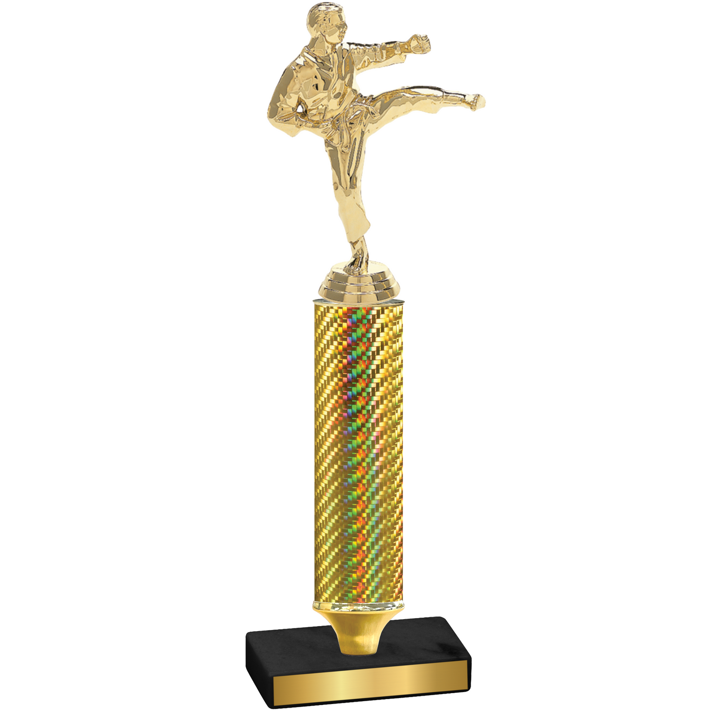 Value Gold Carbon Fiber Karate Trophy