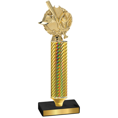 Value Gold Carbon Fiber Baseball Trophy