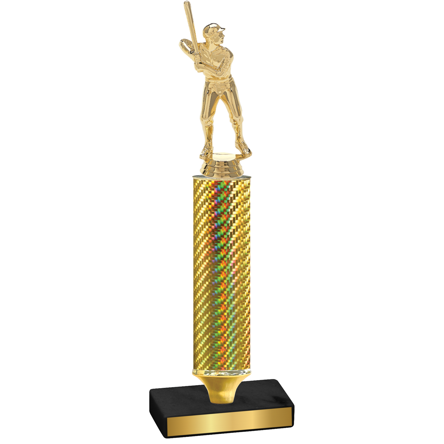 Value Gold Carbon Fiber Baseball Trophy