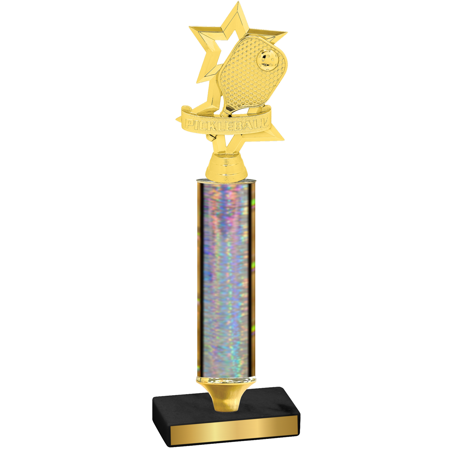 Value Silver Glacier Pickleball Trophy