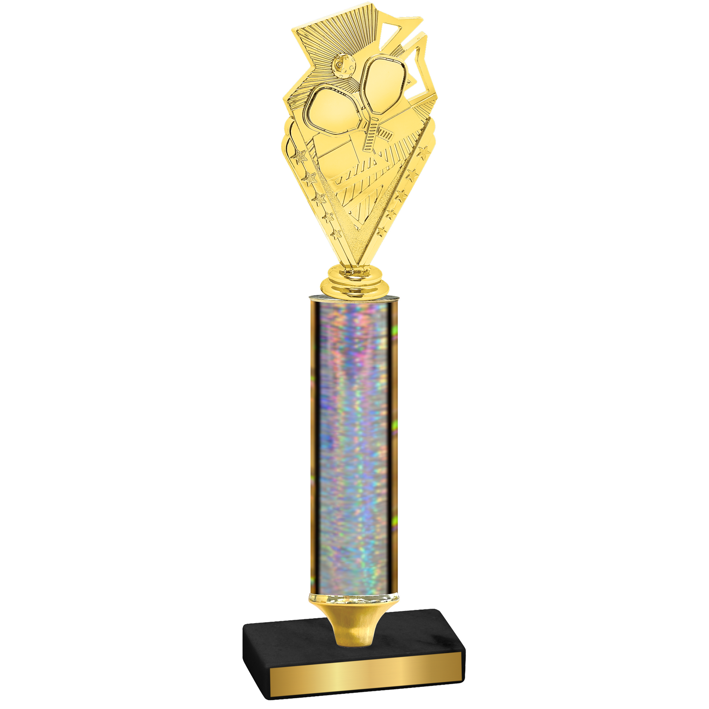 Value Silver Glacier Pickleball Trophy