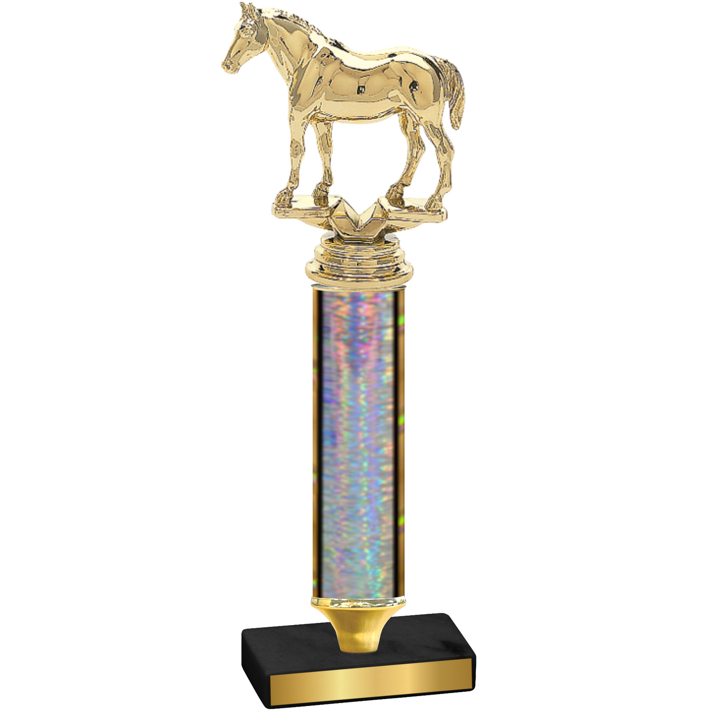 Value Silver Glacier Horses Trophy