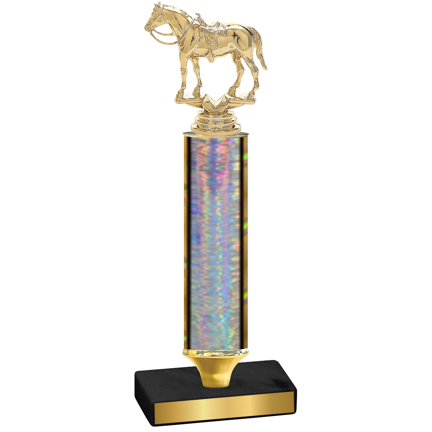 Value Silver Glacier Horses Trophy