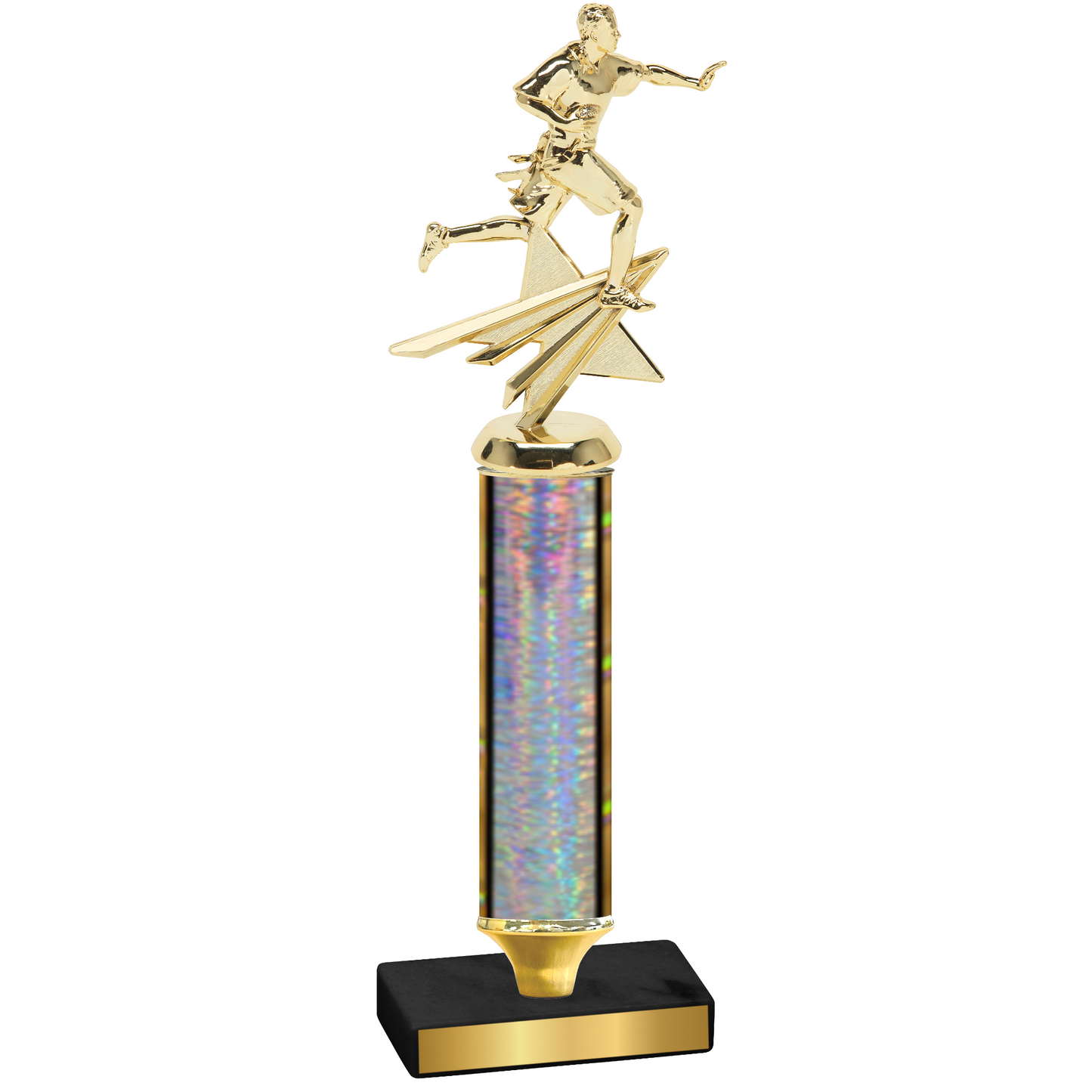 Value Silver Glacier Flag Football Trophy