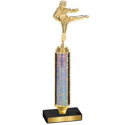 Value Silver Glacier Karate Trophy