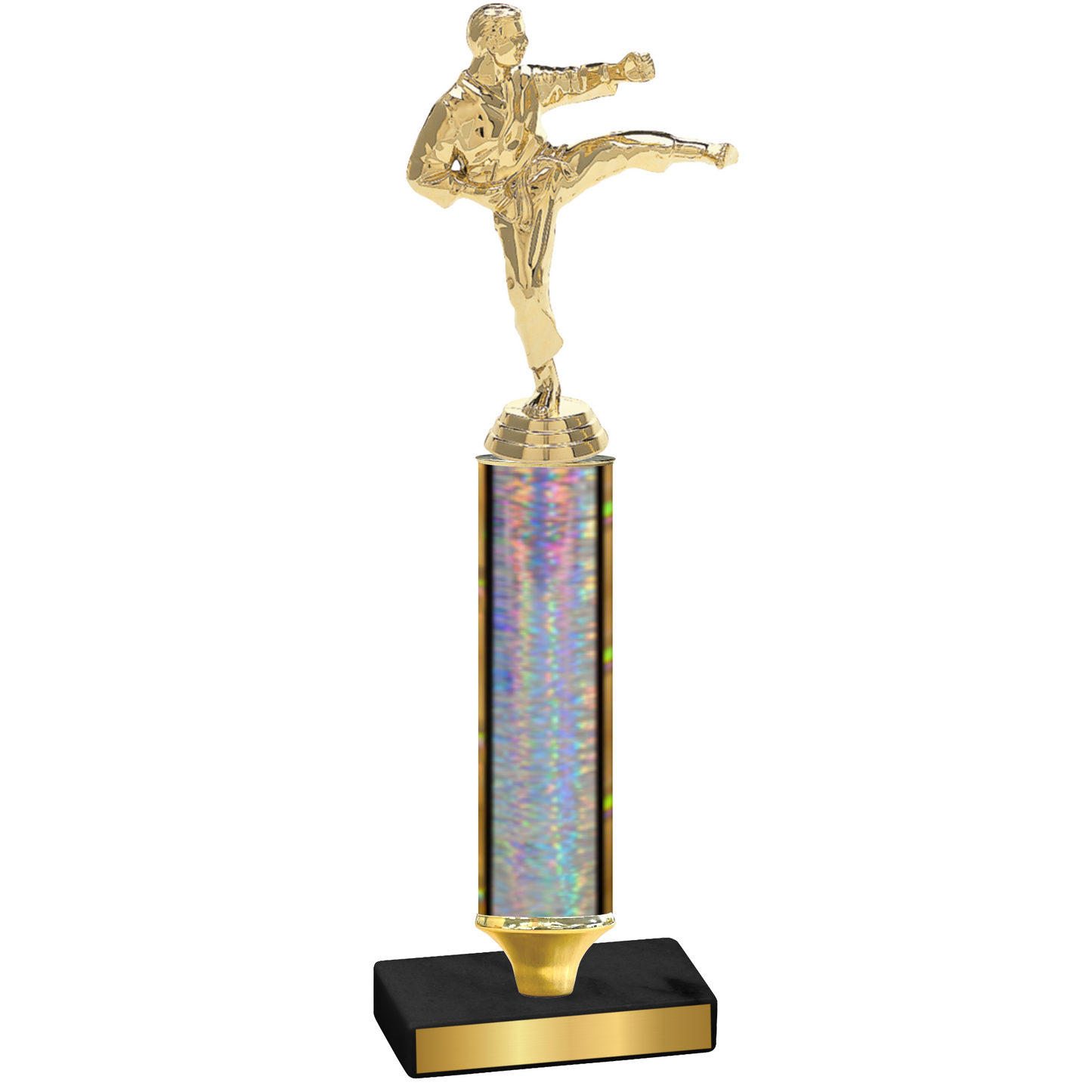 Value Silver Glacier Karate Trophy