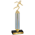 Value Silver Carbon Fiber Running Trophy