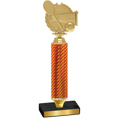 Value Orange Carbon Fiber Tennis Trophy