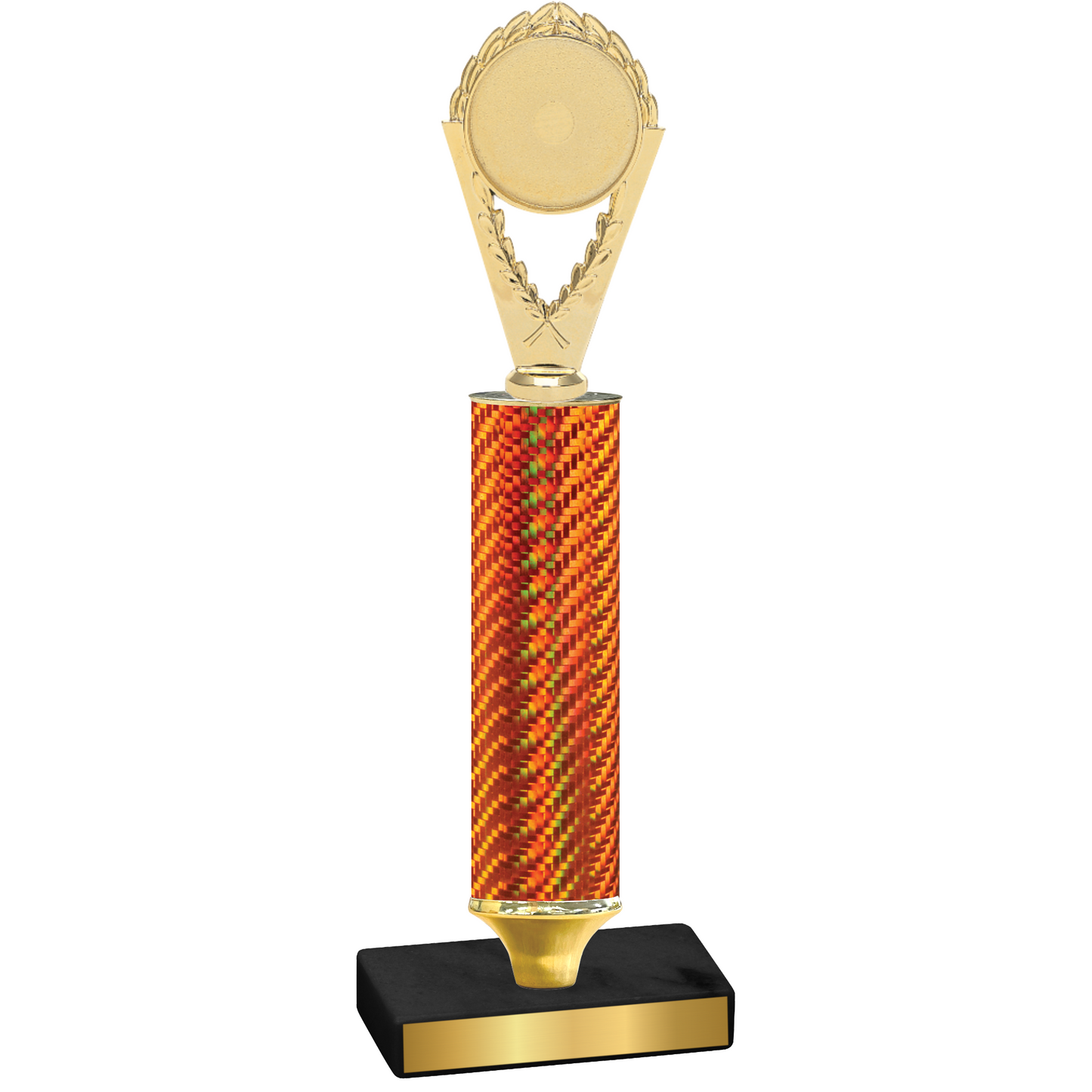 Value Orange Carbon Fiber Insert Trophy