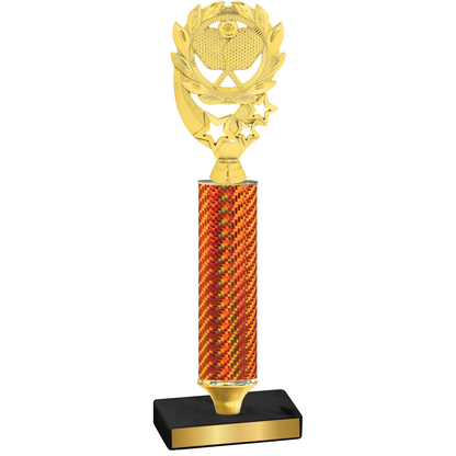 Value Orange Carbon Fiber Pickleball Trophy