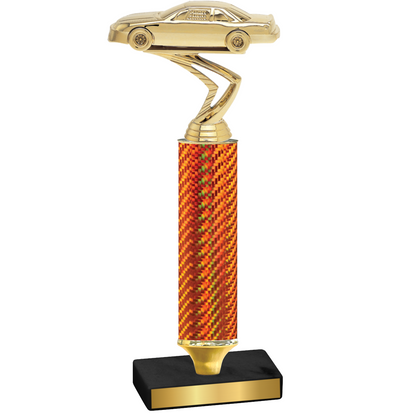 Value Orange Carbon Fiber Cars Trophy