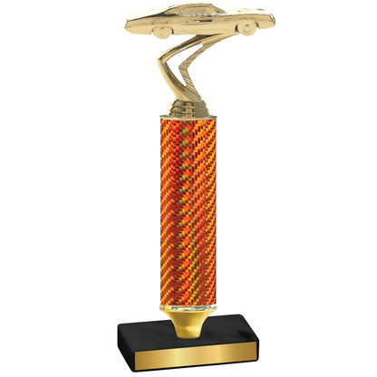 Value Orange Carbon Fiber Cars Trophy