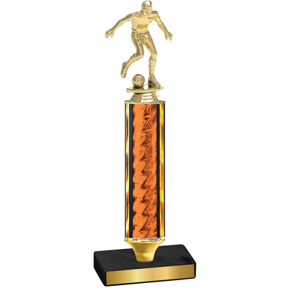 Value Orange Glacier Soccer Trophy