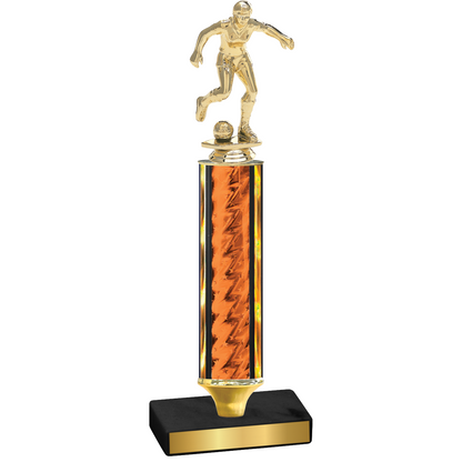 Value Orange Glacier Soccer Trophy