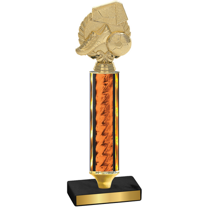 Value Orange Glacier Soccer Trophy