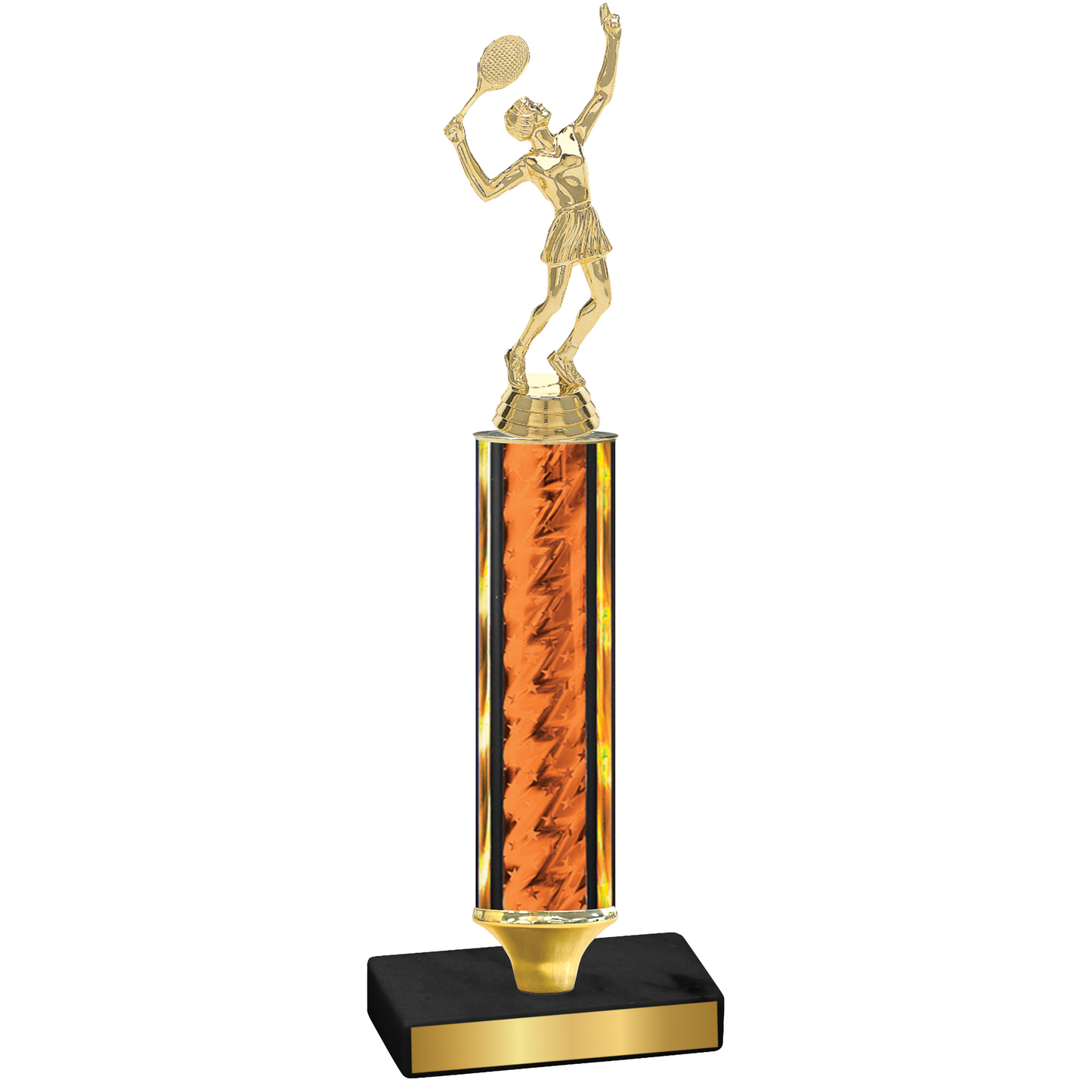 Value Orange Glacier Tennis Trophy