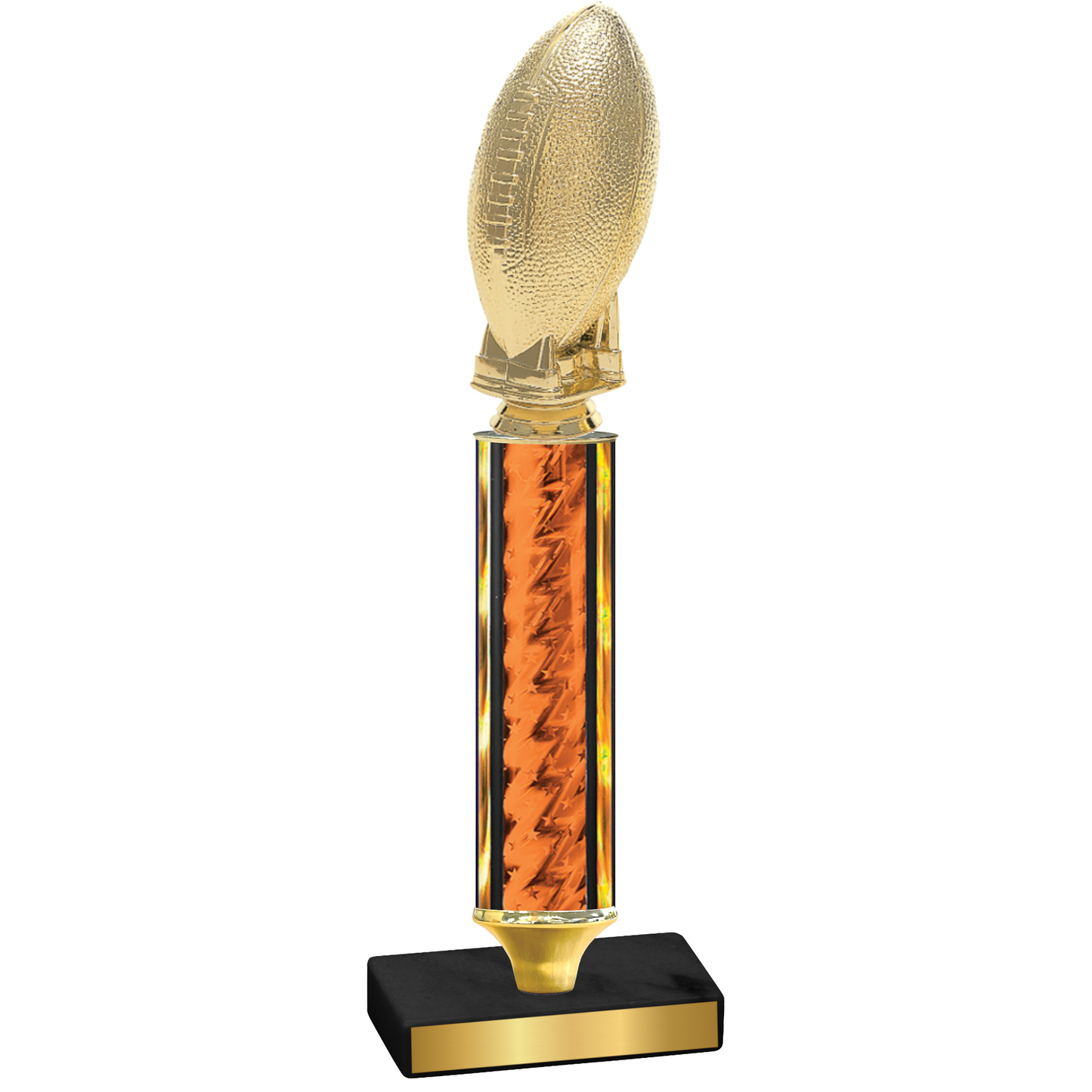 Value Orange Glacier Football Trophy