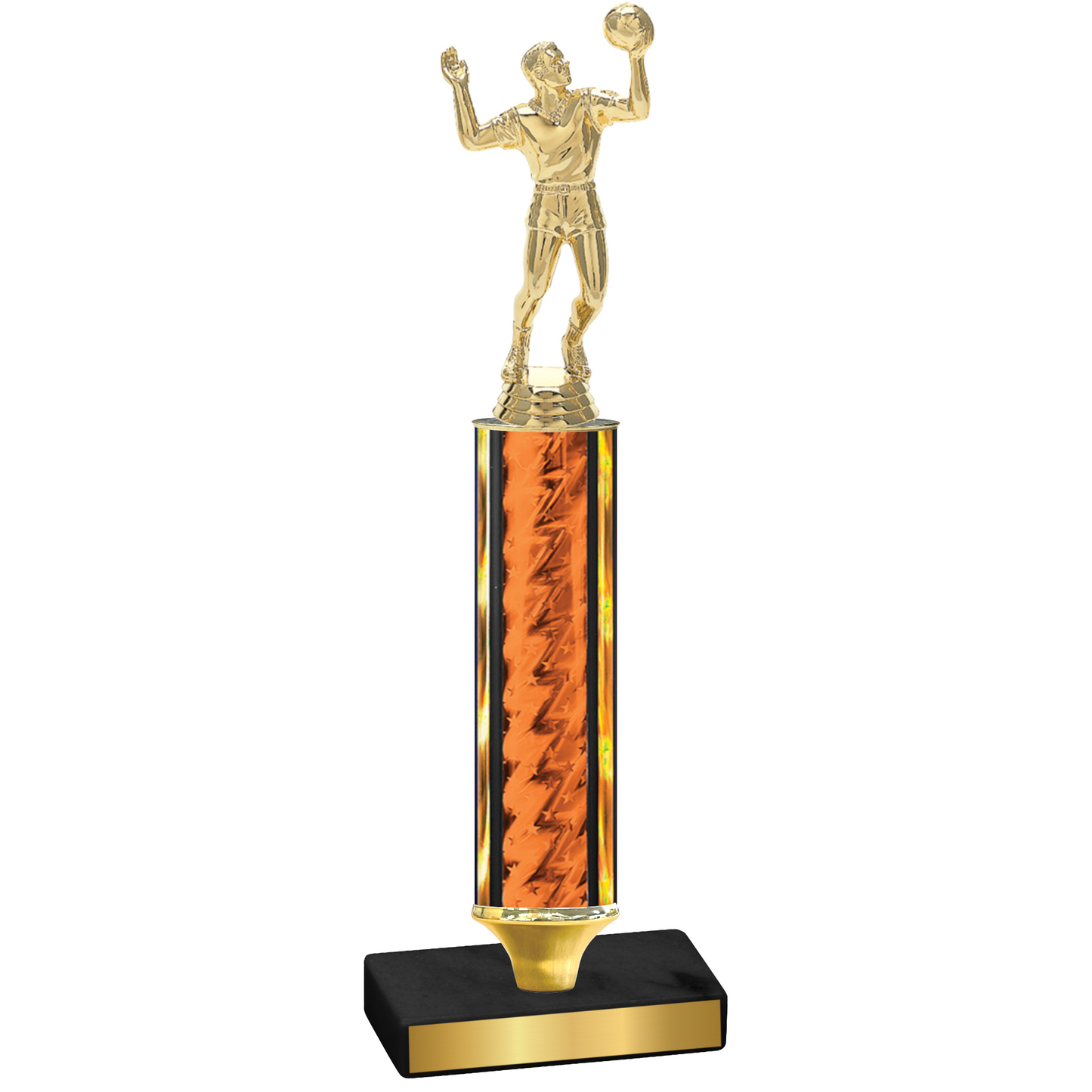 Value Orange Glacier Volleyball Trophy