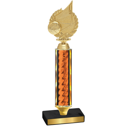 Value Orange Glacier Volleyball Trophy