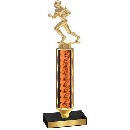 Value Orange Glacier Football Trophy