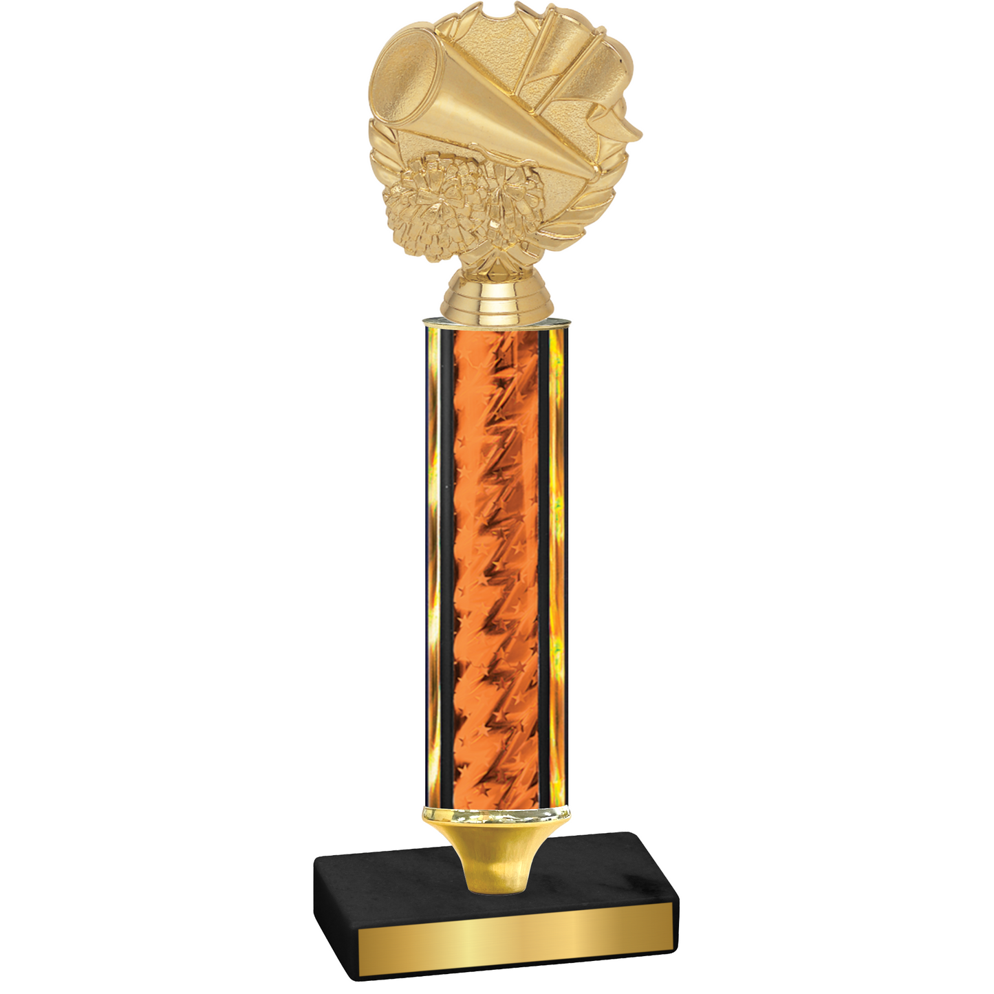 Value Orange Glacier Cheerleading Trophy