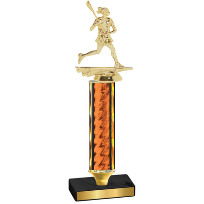 Value Orange Glacier Lacrosse Trophy