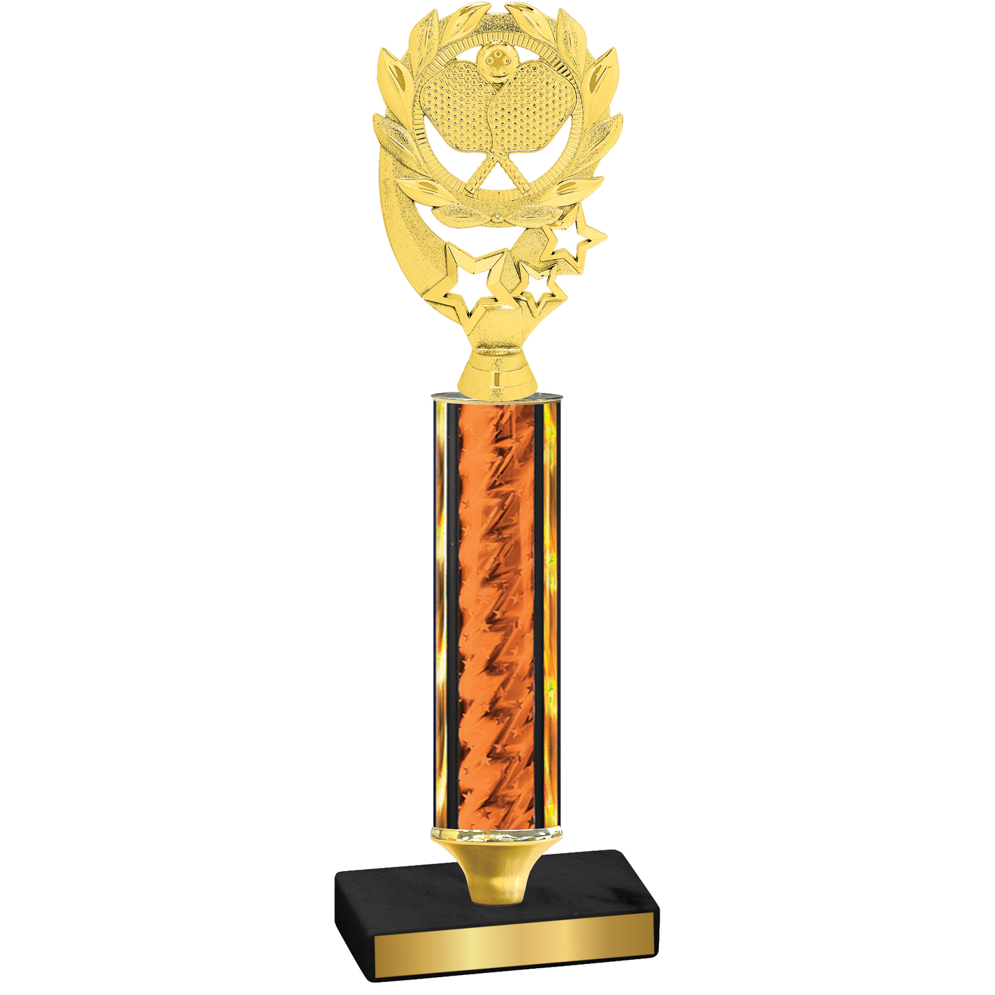 Value Orange Glacier Pickleball Trophy