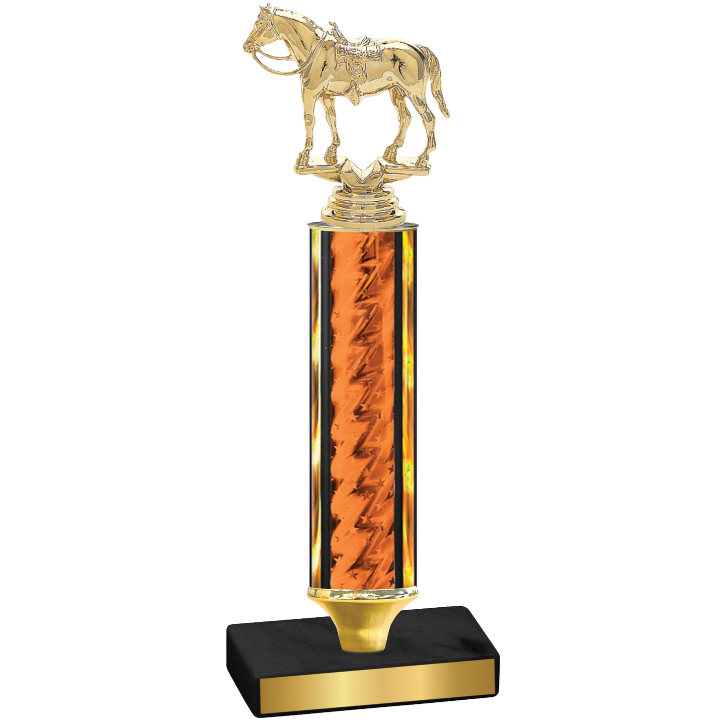 Value Orange Glacier Horses Trophy