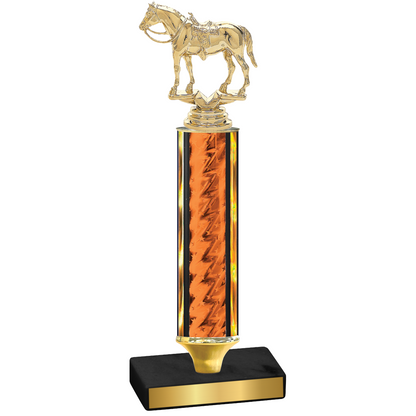 Value Orange Glacier Horses Trophy