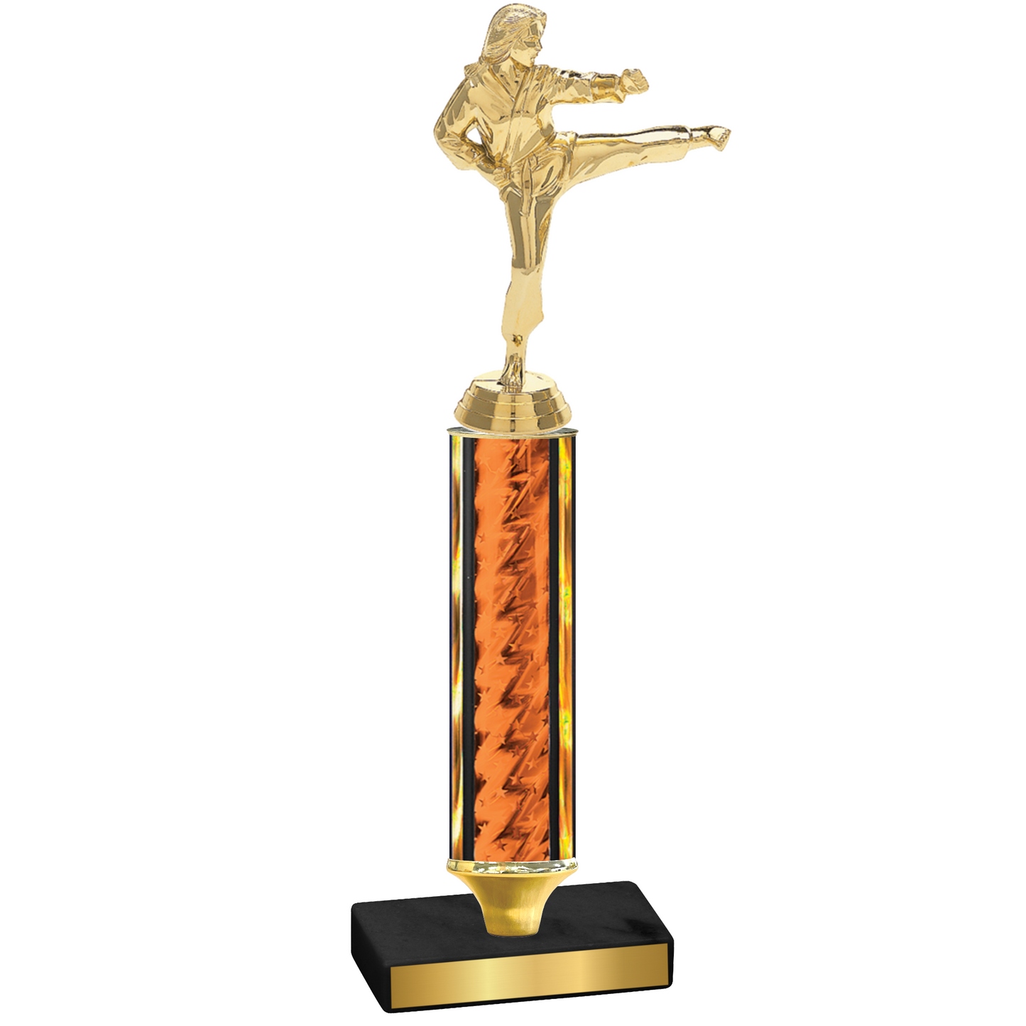 Value Orange Glacier Karate Trophy