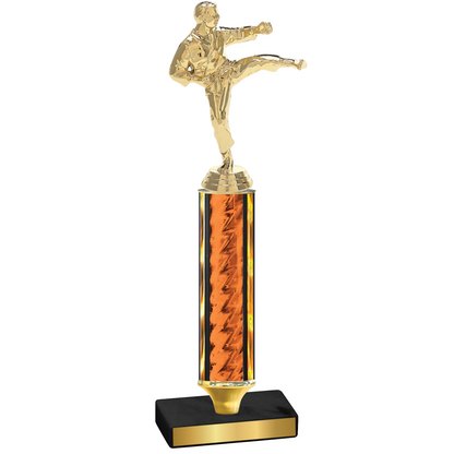 Value Orange Glacier Karate Trophy