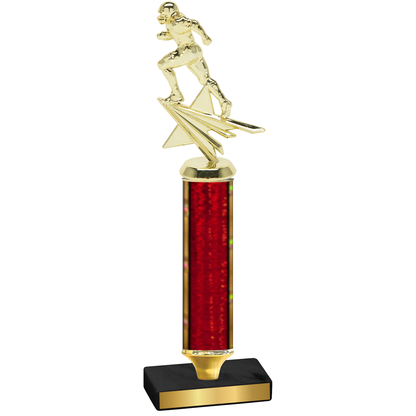 Value Red Glacier Football Trophy