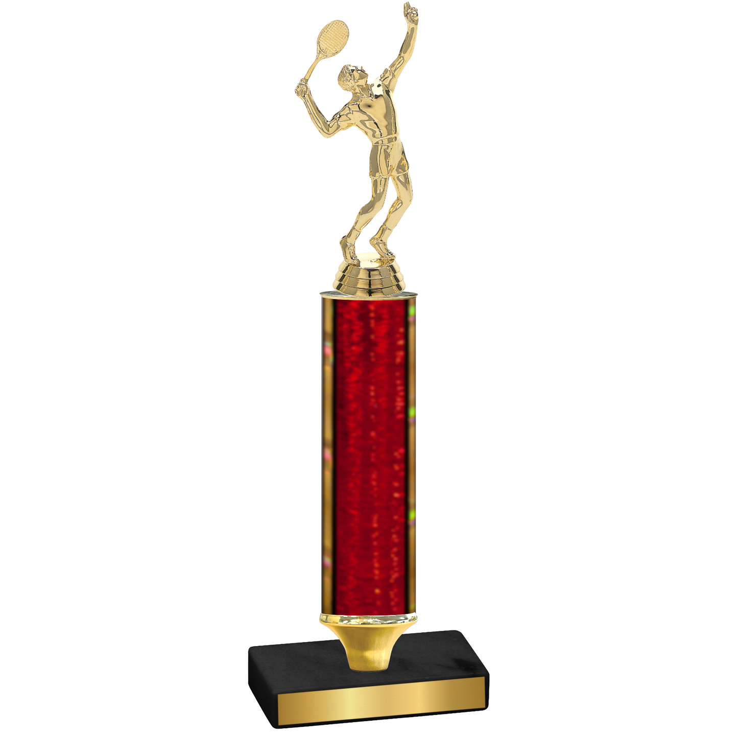 Value Red Glacier Tennis Trophy