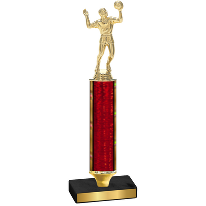 Value Red Glacier Volleyball Trophy