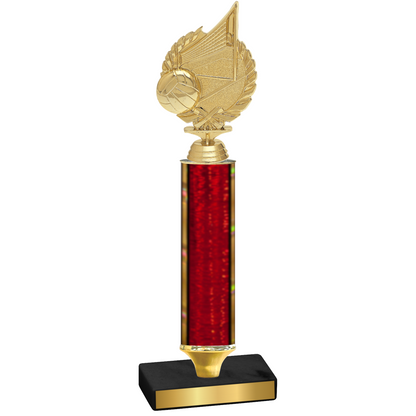 Value Red Glacier Volleyball Trophy